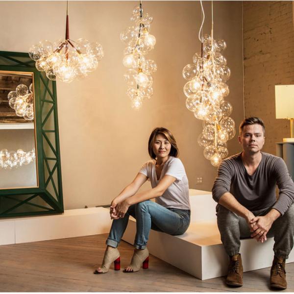 Decorative glass pendant light For Indoor home Lamp Fixtures (WH-GP-07)