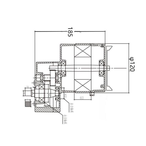 KG-1209250 110-240 V 10-60 tr/min haute puissance 200-500 W moteur à induction électrique pour moteur de mélangeur