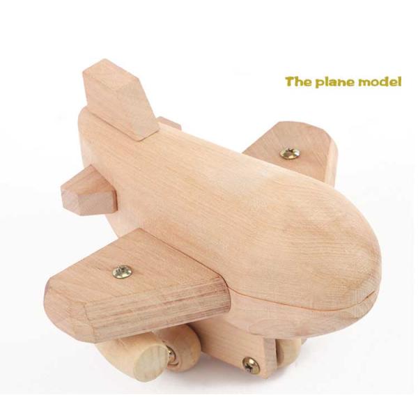 TONKA assembled airplane model / wooden toys / educational toys assembled car