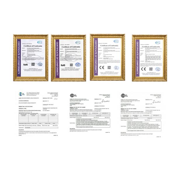 L'OIN programmable de la CE de chambre d'essai de pluie d'érosion d'entrée de chambre d'essai de jet d'eau délivrent un certificat