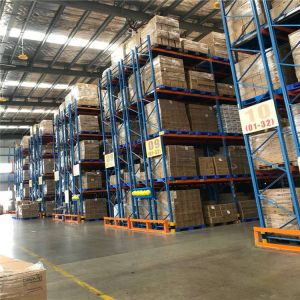 Industrial Powder Coated Pallet Rack System for Warehouse Storage with Multi-Level Heavy Duty Load Capacity