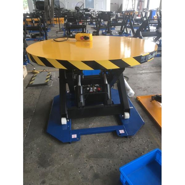 500 Lb 1000 Lbs Electric Lift Tables 3000 Lb Hydraulic Lift Table With Turntable