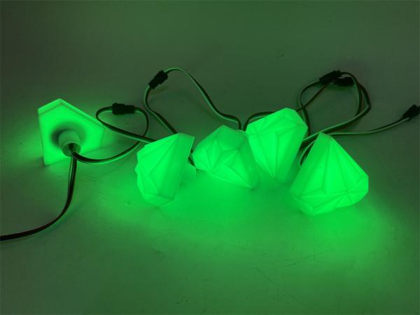 Lâmpada LED de diversão de 12 V com cor clara RGB e vida útil prolongada