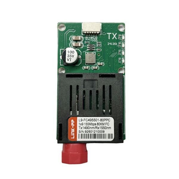 L9-FC495501-80PPC 1×9 Transceiver Module 155Mbps 80km FC Connector