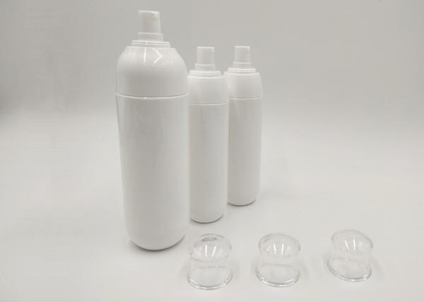 PET Plastic 30ml 100ml 120ml Custom Cosmetic Bottles White Color Body Care