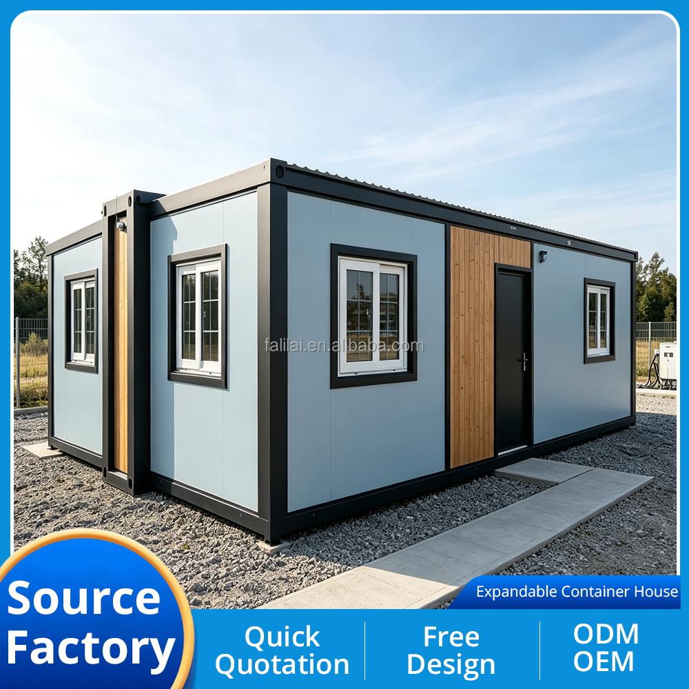 Insulated Modular 20Ft 40Ft Expandable Container House 2 3 4 Bedroom Luxury Portable Outdoor Mall Kitchen Home Sale