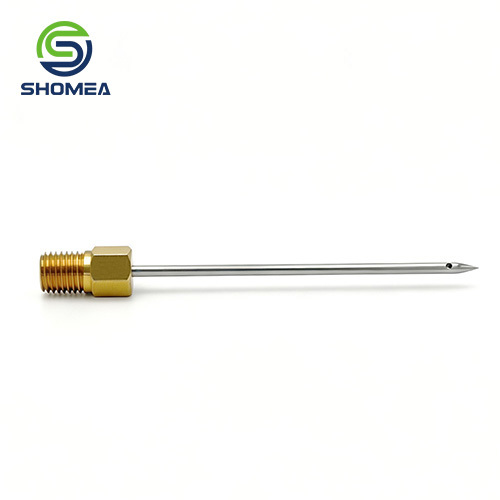 Customized Stainless Steel Pen‑Tip Wine Needle With Brass Threaded Base