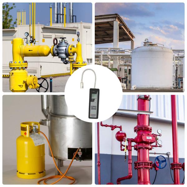 Сигнала тревоги Buzzering ручки газа Gpd 3000 детектор горючего газа цифров бывшего небольшой