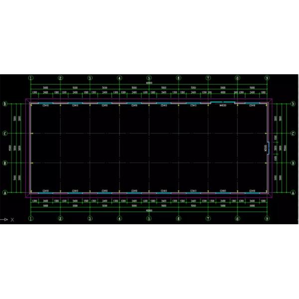 Easy Assembly H Section Steel Steel Frame Commercial Building