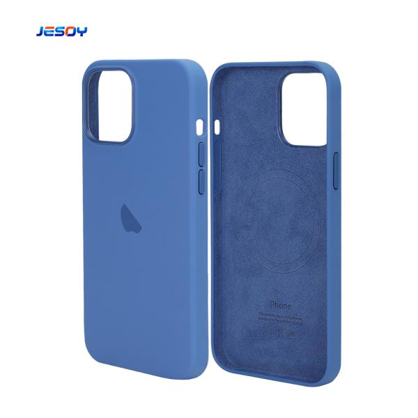 Anti Fingerprint Magsafe Magnetic Case OEM / ODM Liquid Silicone Cases For IPhone Samsung​
