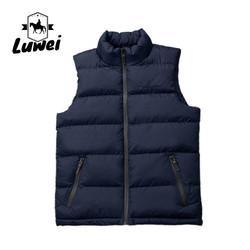 Luxo de qualidade pesado sem manga Utilidade de pesca de algodão personalizado casaco coberto meia manga fechadura colete masculino colete masculino