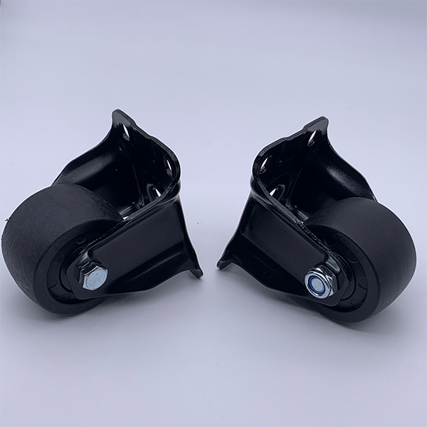 Колесо рицинуса нейлона сверхмощной плиты твердое черное 3 дюйма