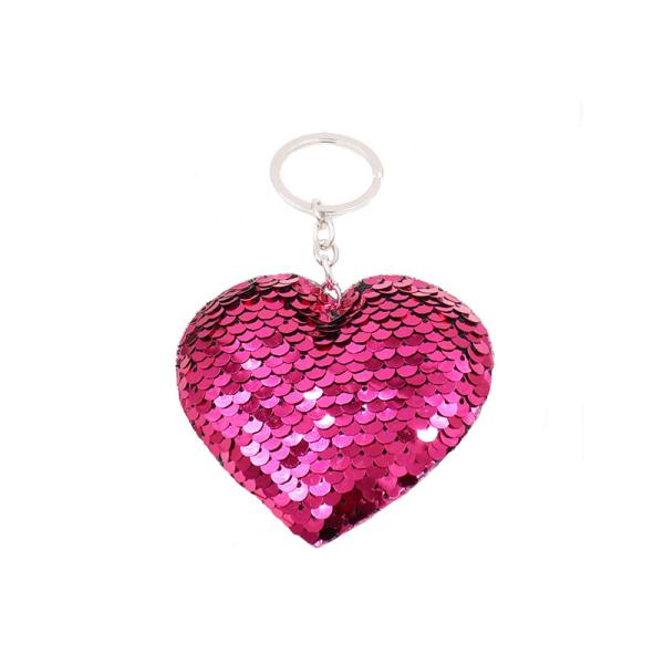 Plastic Shine Zinc Alloy Metal Personalized Keychain Gifts Rhinestone Lovely Heart Shape
