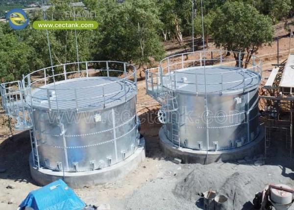 Chine réservoirs de stockage d'engrais galvanisés en acier boulonné fabricant: le choix judicieux pour les fermes