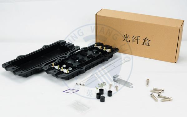 XY-FJE220D Wall mounted access network fiber splice closures with 4pcs Cable Ports