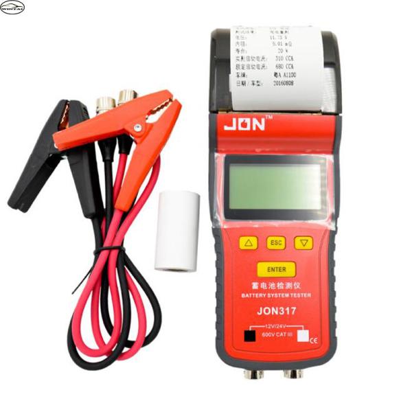 Probador de baterías automotrices con protección completa