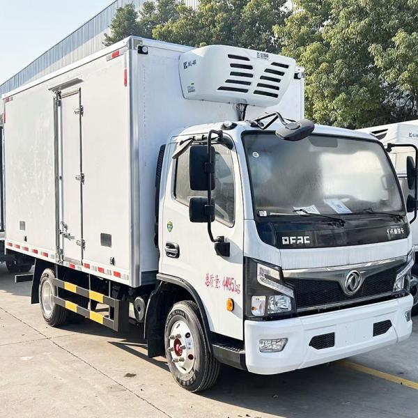 DFAC 5 Ton Diesel Freezer Refrigerator Truck for Fish Meat Fresh Vegetable Medicine Transport Van Cooling