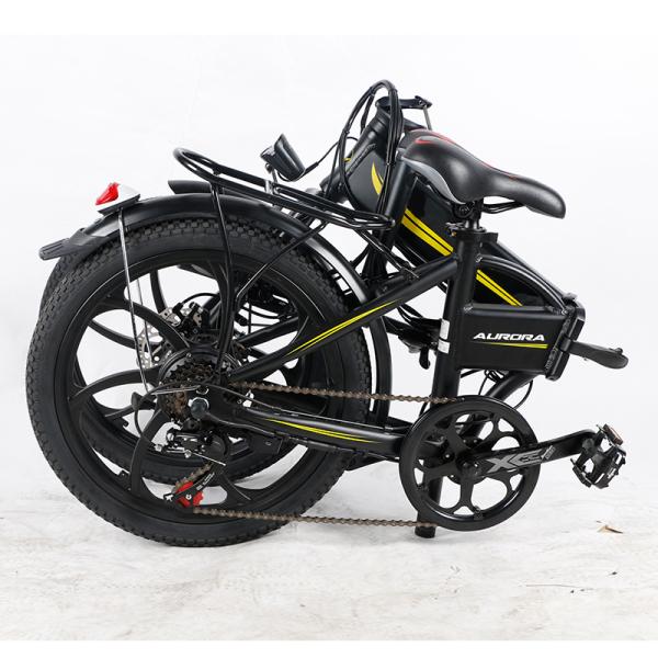 20x1.95 Lightweight Electric Folding Bike 50km/H Max Speed With KMC Chain