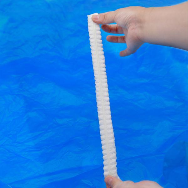 Disposable Non Woven Double Elastic Surgical Mob Cap / Medical Clip Cap / Non-Woven Head Bouffant Cap Hairnets