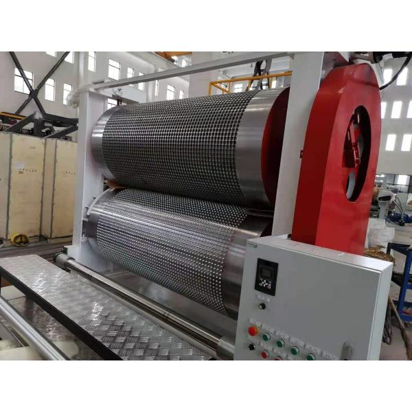 Водоустойчивая линия штрангпрессы листа 800kw штранг-прессования доски HDPE димпла pe
