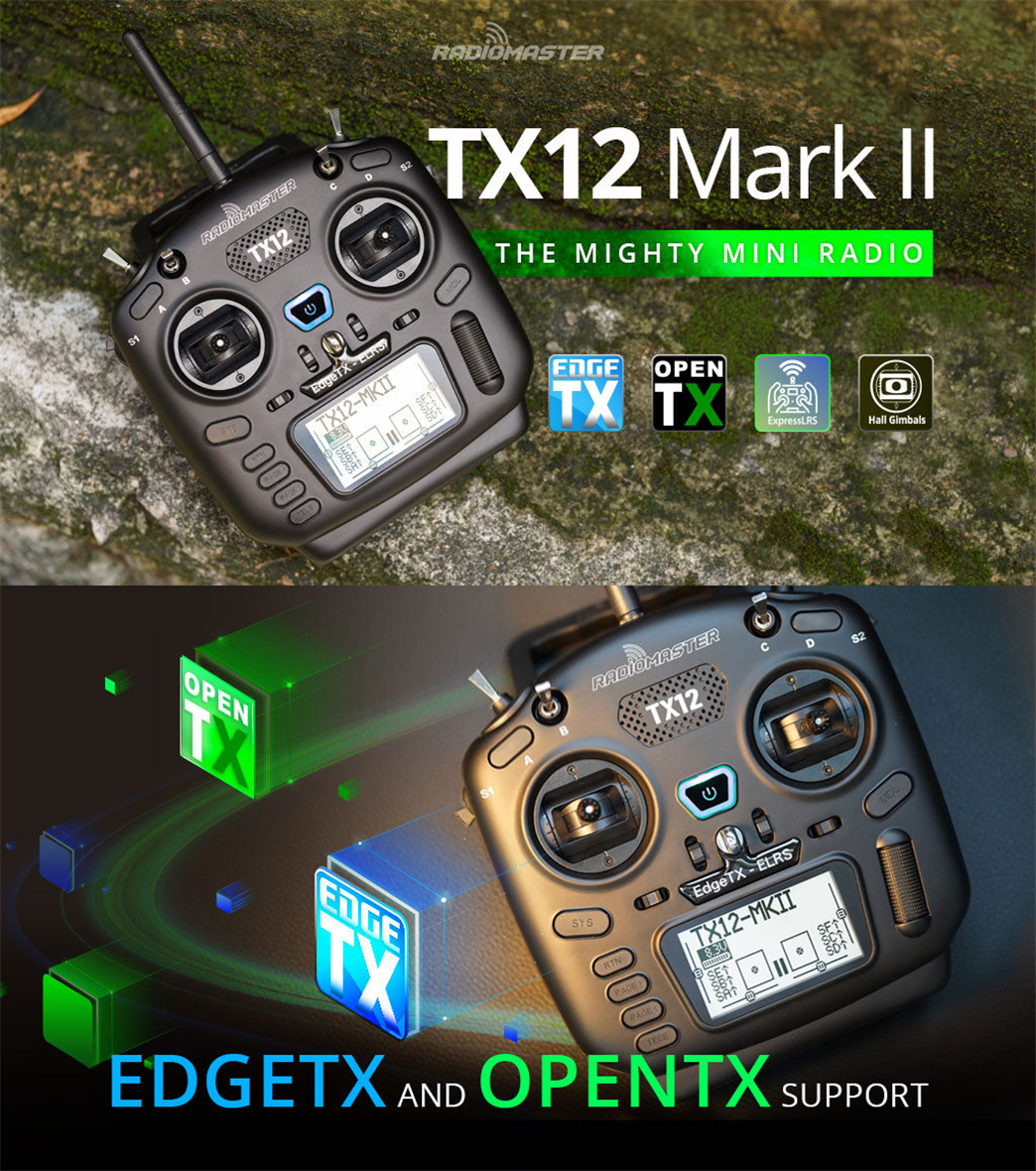 Factory Outlet Original RadioMaster TX12 MKII ELRS Multi-Module Compatible Digital Radio With TBS CROSSFIRE V2