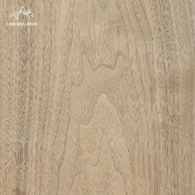 American Walnut Wood Veneer Flat Cut 0.45mm For Wallcovering