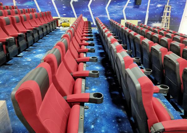 Recliner comercial Sofa Foldable Movie Theater Seats do teatro com o suporte de copo plástico