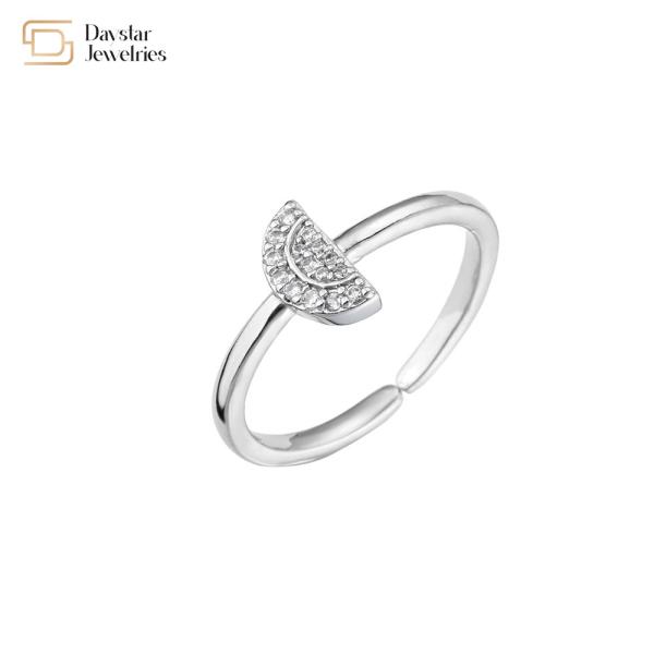 Diamond Zircon Fruit 18K Gold Plated Ring Adjustable Opening Fancy Watermelon