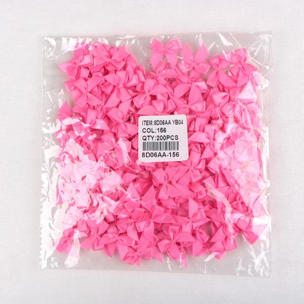 100% Polyester Small Mini Ribbon Bow for Customized Underwear Decoration Custom Sizes