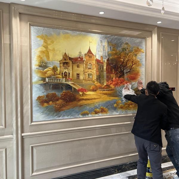 OEM Hand Painted Abstract Oil Painting on Canvas for Room Wall Art Decor