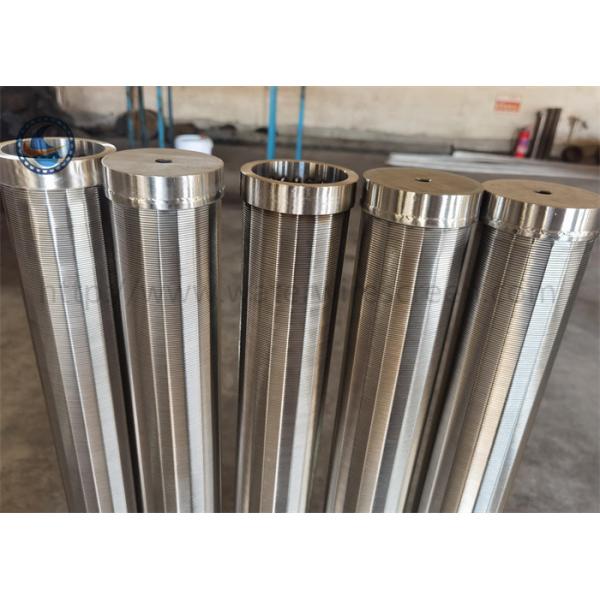 Iso9001 Certified Stainless Steel Wound Screen 0.025mm-20mm Slot Size