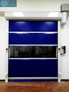 304 porta de aço inoxidável do rolamento do PVC da cortina de 2.2KW 1.2mm