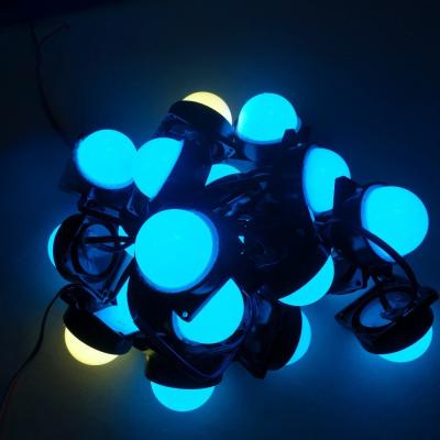 a luz do pixel do Rgb da lâmpada do pixel do diodo emissor de luz de 6pcs SMD 5050 amarra 50mm/60mm com tampa leitosa