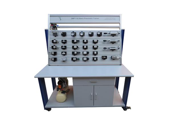 Didactic Educational Training Equipment Basic Grey Pneumatic Workbench