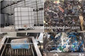 Máquina da retalhadora do metal do cilindro de IBC, retalhadora de corte da