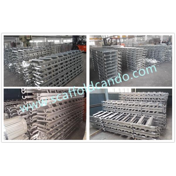 High quality scaffolding steel galvanized ladder 550*2370mm, 850*2691mm 8 steps ladder 9 steps ladder in construction
