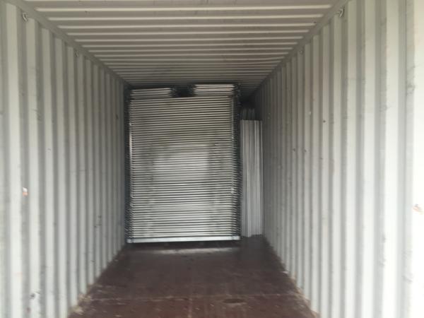 Environmental Q235 Steel Weld / Chain Wire Trash Cage 1500mm X 2000mm