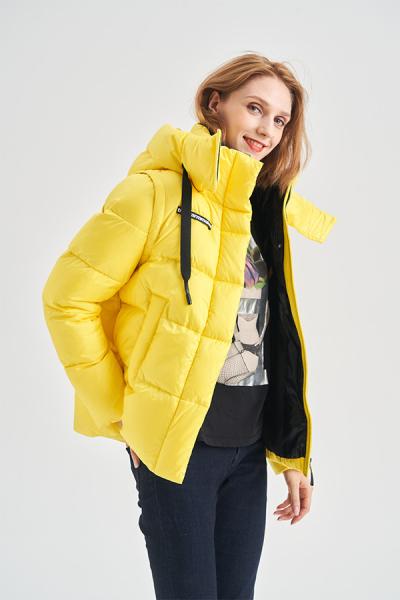 FODARLLOY Warm hooded cotton-padded clothes women slim Regular down winter jackets women coats