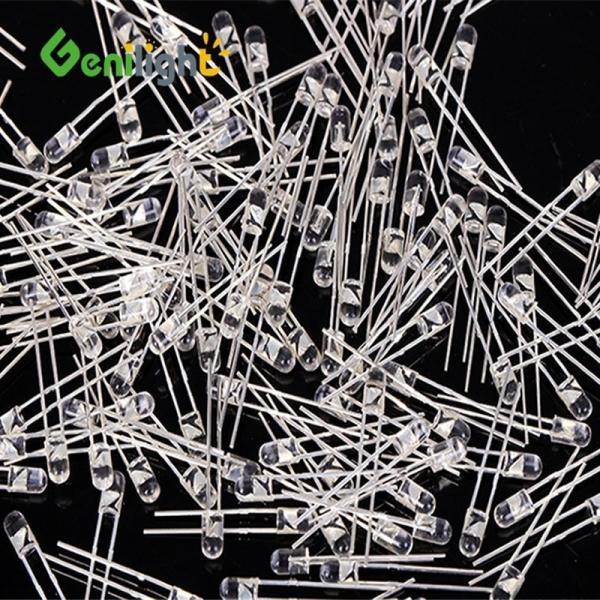 3Mm F3 Red LED Diode DC3V 20MA Ampoule Lampes Composants Current Max None