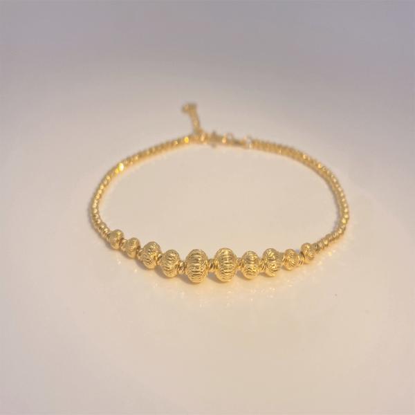 Exquisite 18K Solid Rose Gold Heart Bracelet