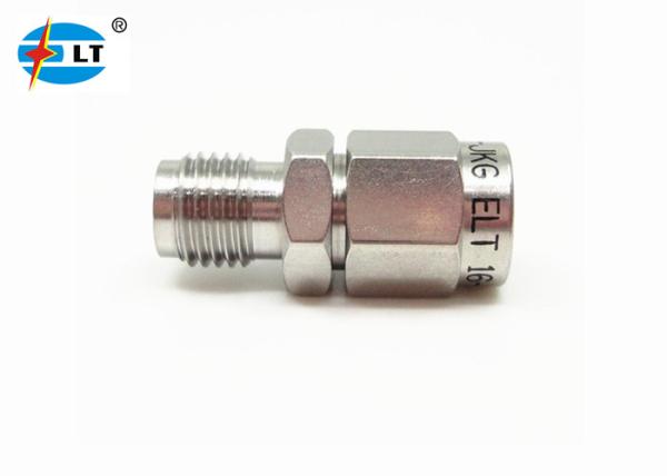Homem de aço inoxidável do adaptador de 33GHz 3.5mm RF aos adaptadores fêmeas da onda de milímetro