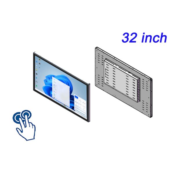 32 inch Smart Rugged TouchScreen Monitor Hmi Plc Windows All in One Tablet