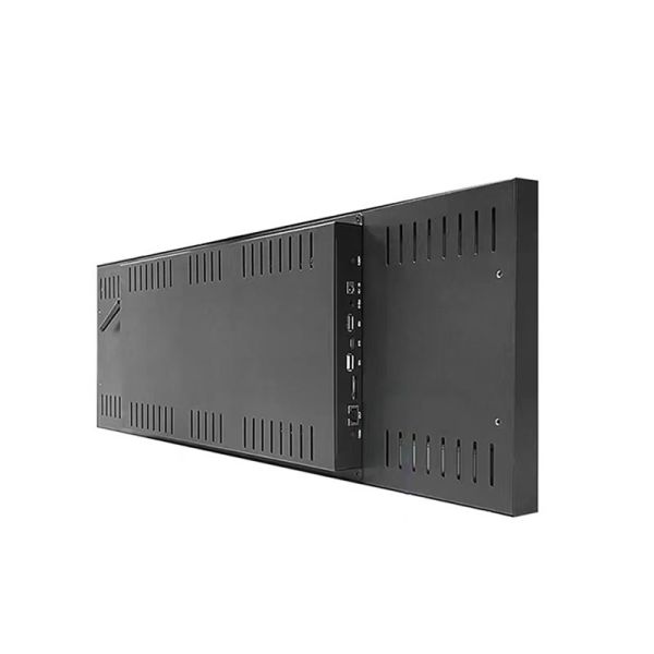 Android Wall Mount Stretched Bar LCD Display , 47.6 Inch Shelf Edge LCD Display