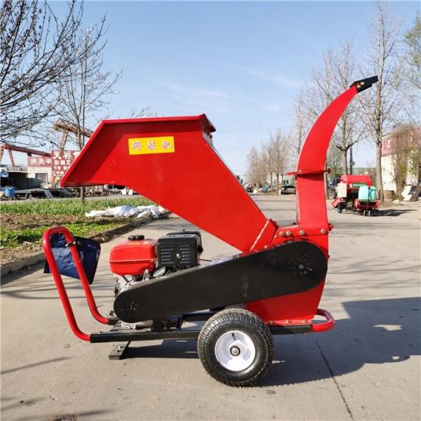 900KG/ H PTO Driven Chipper Shredder Log Wood Garden Waste Shredder 7.4kw
