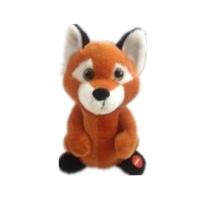 do bicho de pelúcia realístico alaranjado do Fox de 6