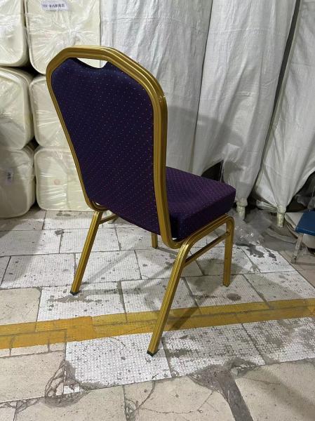 Aluminum Stacking Gold Wedding Restaurant Banquet Chair Commercial Furniture
