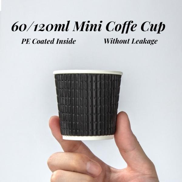 Shipping Cost-Friendly Simple Style Kraft Disposable Paper Cup for Small Mini Coffee