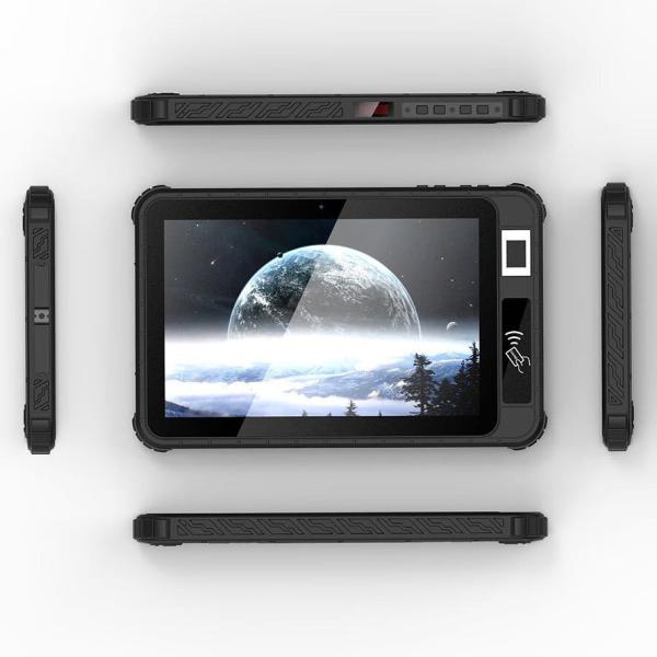 ПК 8inch планшета блока развертки штрихкода изготовления на заказ RS232 NFC RFID изрезанный промышленный