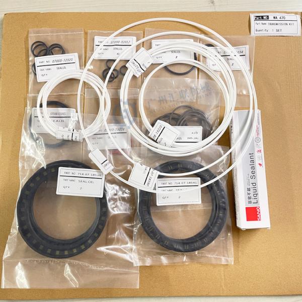 Equipo de Kit Automatic Transmission Overhaul Seal de la reparación de la caja de cambios de Seal Kit Komatsu Loader WA470 del excavador de NBR