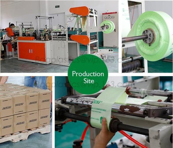 100% compostable star seal bags, bags on roll, bags in roll, produce bags, film on roll, t-shirt plastic shopping bags